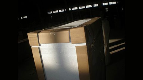 Furniture packed for shipping