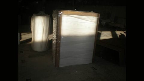 Furniture packed for shipping