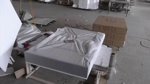 Furniture packed for shipping