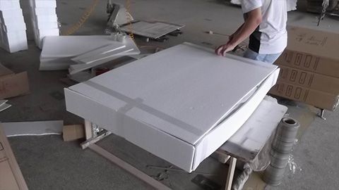 Furniture packed for shipping
