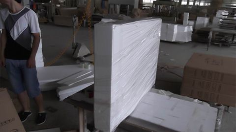 Furniture packed for shipping